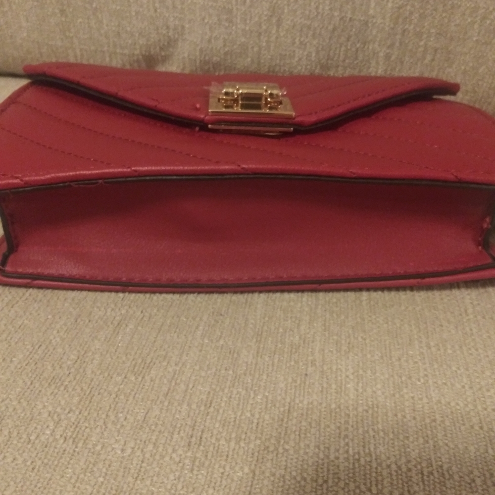 Aldo Mandalit Red Crossbody clutch purse new - Picture 8 of 9